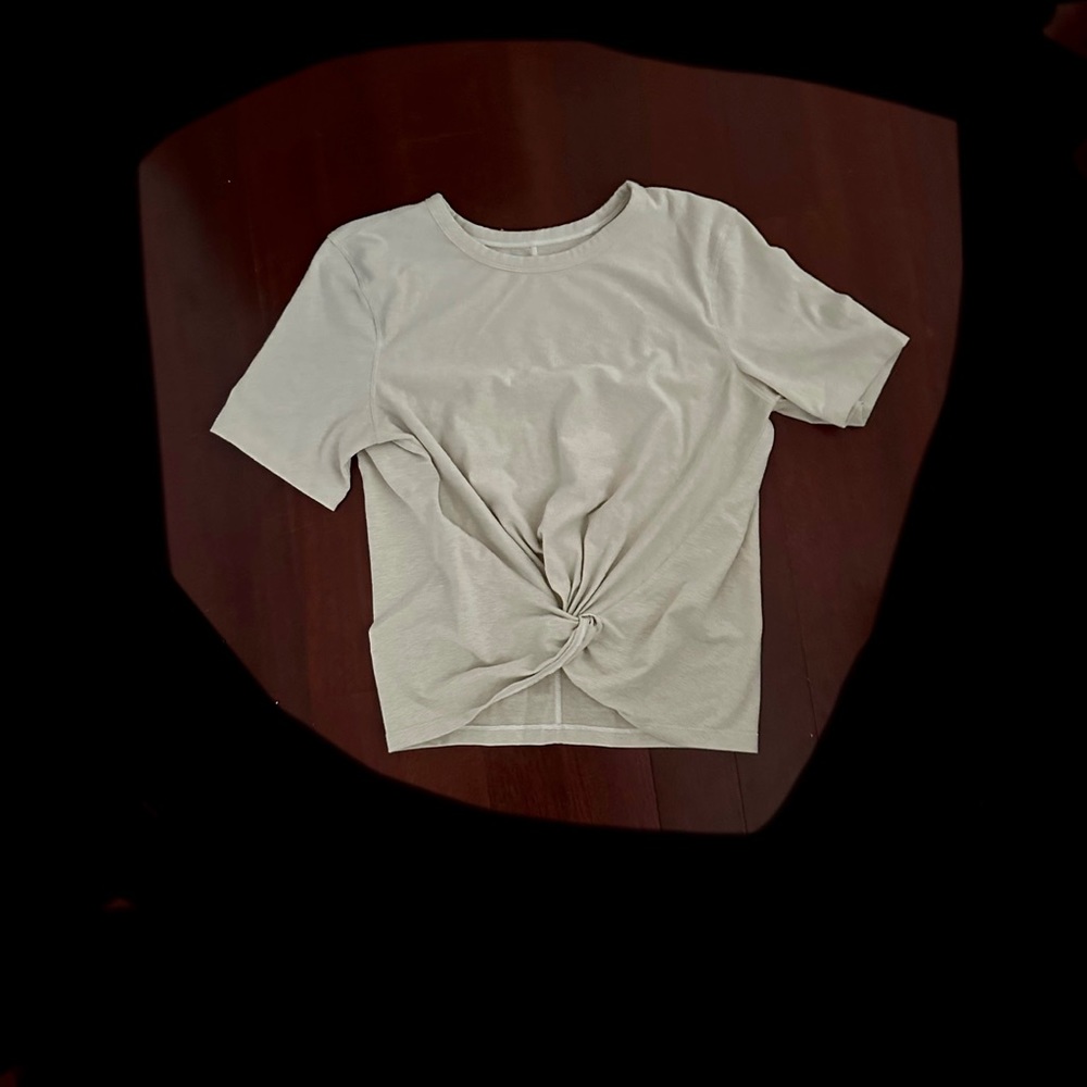 Lululemon Tie-Front Crop Shirt